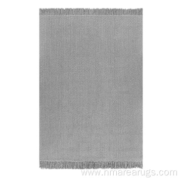 Big grey wool rugs for living room